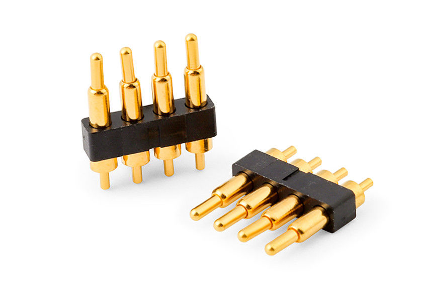 2.54mm Pitch Pogo Pin Connectors Spring Loaded H7.75mm Voor PCB-interconnectie