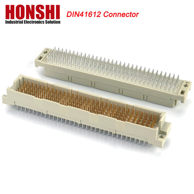 DIN 41612 Vier rijen Inline 128 Pin DIN41612 Connector Messing PCB Huidige toepassing
