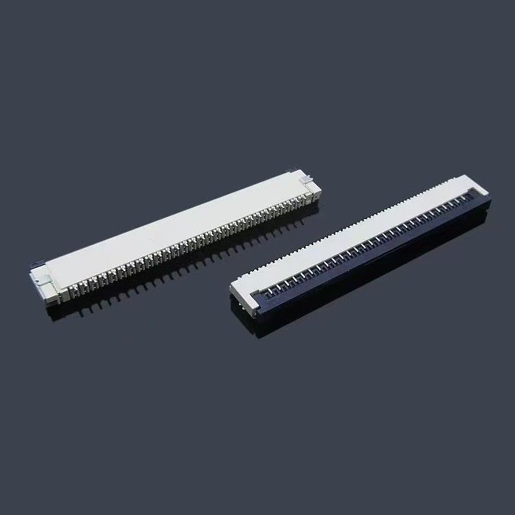 Messing/fosfor Bronzen contact Achterste Flip Voorste SMT ZIF Flip FPC Connector 4-60 Pins FPC/FFC 0,3/0,5/1,0 mm Pitch