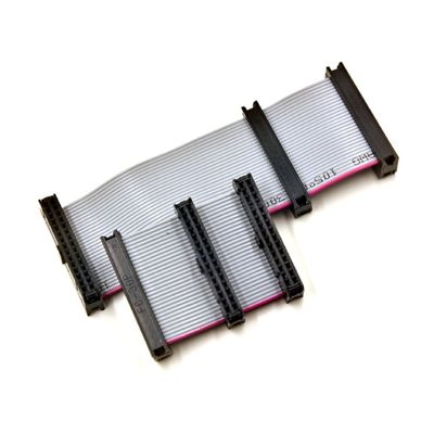 2.0mm 40 pin IDC Flat Ribbon Cable Assembly met geblokkeerde koperdraadgeleider