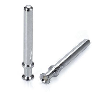 Messing Tilting Coil Spring Pin Customized Size High Current Energy Storage Connector