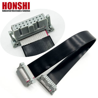16 pin IDC Flat PVC Ribbon Cable met 2,54 mm pitch connector aangepaste lengte