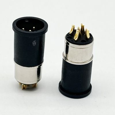 M12 5 Pin Vrouwelijke en mannelijke panel Mount Multi Pin Circular Cable Connectors Waterdicht