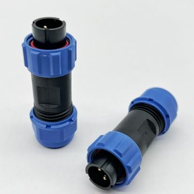 Waterdicht IP67 cirkeldraadconnectoren DIN Type Mannelijke stekker 2 3 4 5 6 8 10 12 pin
