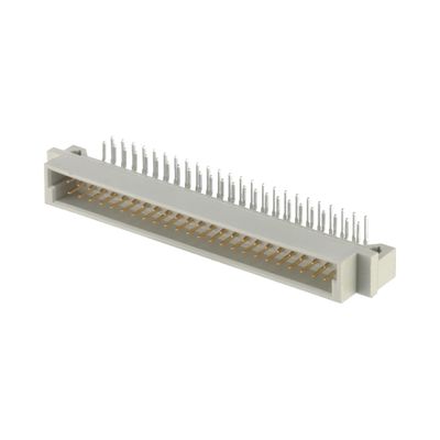 2 rijen DIN 41612 connector 64 pin rechthoek dip 2,54 mm pitch mannelijke connector