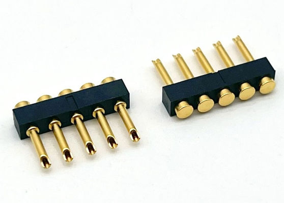 2.54mm Pitch Pogo Pin Connector Solder Type Vrouwelijke Pogo Pin 1x05P