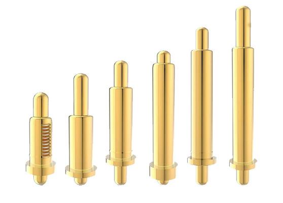Dubbelkop Messing Pogo Pin Lengte 6,5 mm Dubbel Ended Spring geladen Pogo Pins