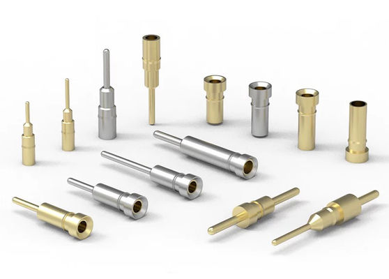 Bewerkte vrouwelijke koppenpen Dia1.48xL9.40 Clip Contact 4/6 Finger Tin Plated
