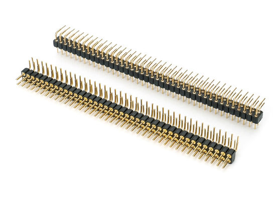 2.0 mm Mannelijke ronde pin koppel Dual Row PCB connector Bewerkte pin koppel