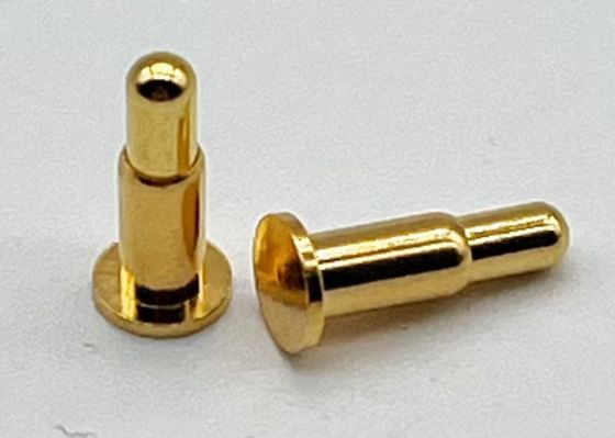 Messing Pogo Pin Connector 1A Nominale stroom Precision Bewerkte door gat Pogo Pins